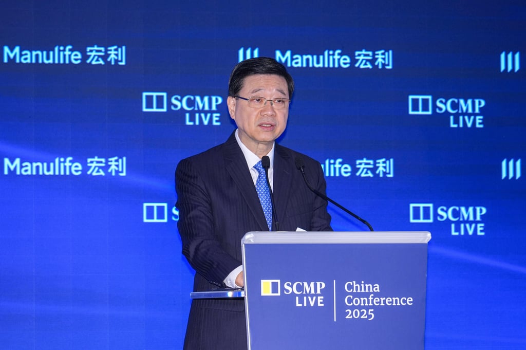 City leader John Lee says Hong Kong is the “superconnector” that links the world with opportunities from China’s growth certainties. Photo: Eugene Lee City leader John Lee says Hong Kong is the “superconnector” that links the world with opportunities from China’s growth certainties. Photo: Eugene Lee