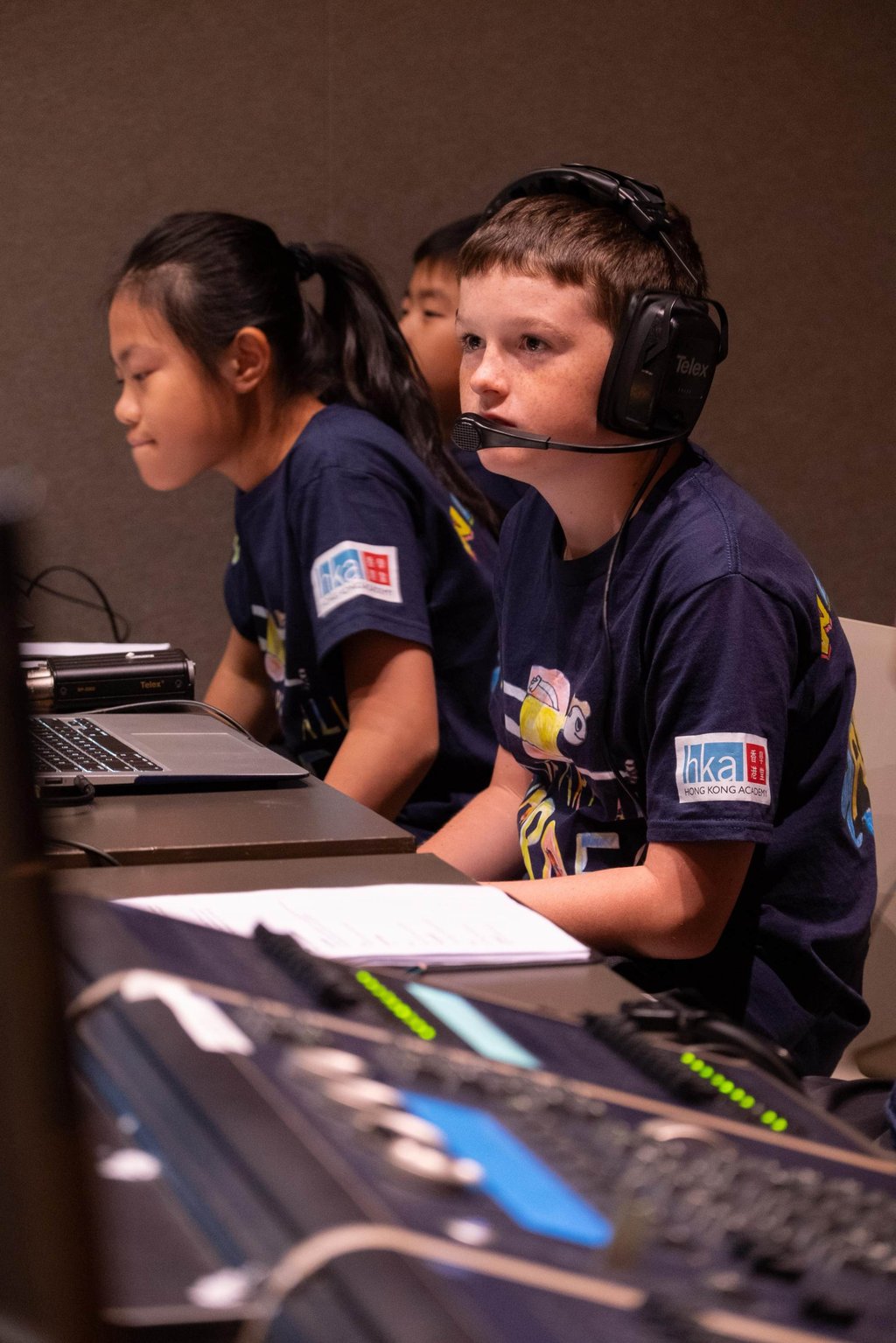 Hong Kong Academy pupils learn production skills. Photo: Handout Hong Kong Academy pupils learn production skills. Photo: Handout