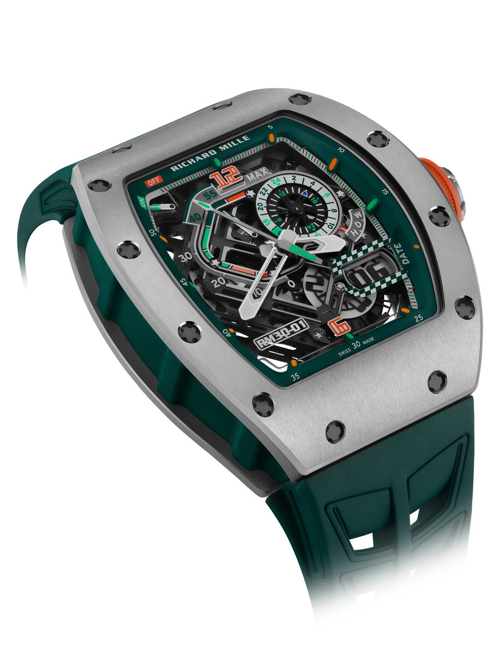 The RM 30-01 Le Mans Classic is styled to evoke the layout of a race circuit. Photo: Handout