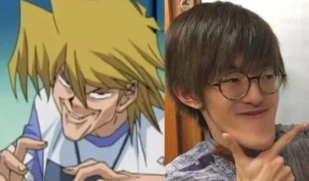 Some people have likened Jonouchi to a cartoon character because of his unique jawline. Photo: QQ.com Some people have likened Jonouchi to a cartoon character because of his unique jawline. Photo: QQ.com