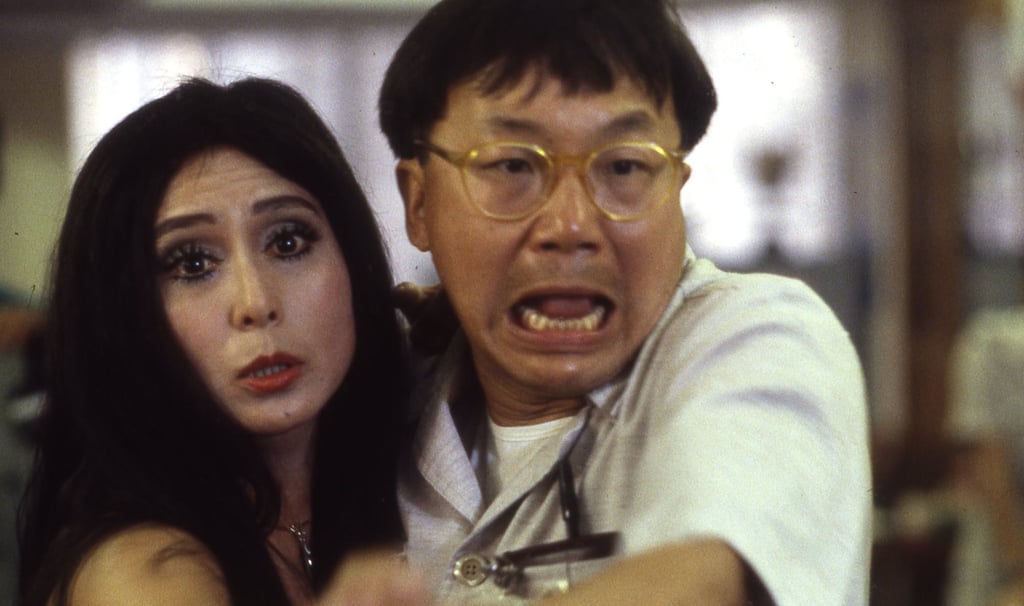 Sandra Lang (left) and Michael Hui in a still from Inspector Chocolate (1986). Photo: Fortune Star Media Sandra Lang (left) and Michael Hui in a still from Inspector Chocolate (1986). Photo: Fortune Star Media