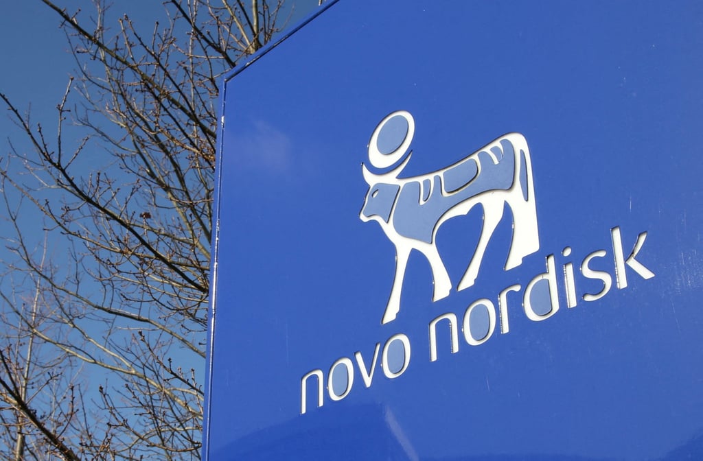The logo of Novo Nordisk at the company’s office in Bagsvaerd, on the outskirts of Copenhagen, Denmark, March 8, 2024. Photo: Reuters The logo of Novo Nordisk at the company’s office in Bagsvaerd, on the outskirts of Copenhagen, Denmark, March 8, 2024. Photo: Reuters
