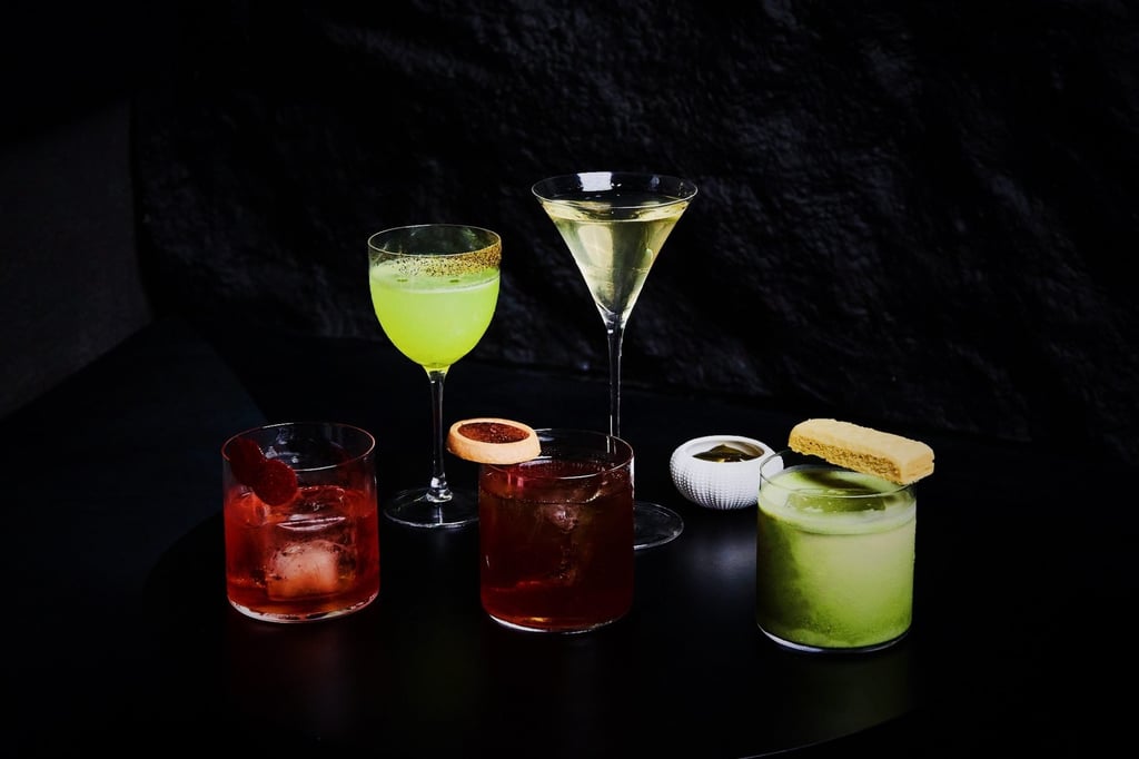 Some of the signature drinks in Bar Mind’s first menu, many of which use locally sourced ingredients. Photo: Bar Mind