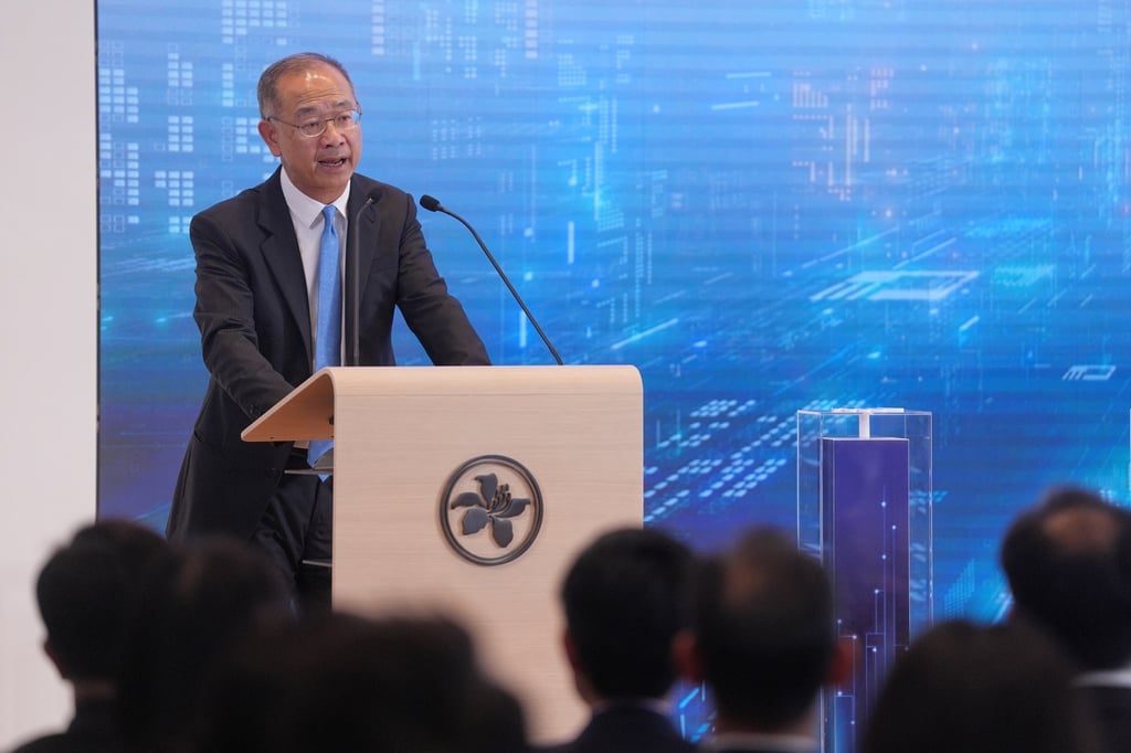 Eddie Yue Wai-man, Chief Executive of the Hong Kong Monetary Authority (HKMA), was speaking in Hong Kong on July 9, 2025. Photo: Elson Li. Eddie Yue Wai-man, Chief Executive of the Hong Kong Monetary Authority (HKMA), was speaking in Hong Kong on July 9, 2025. Photo: Elson Li.