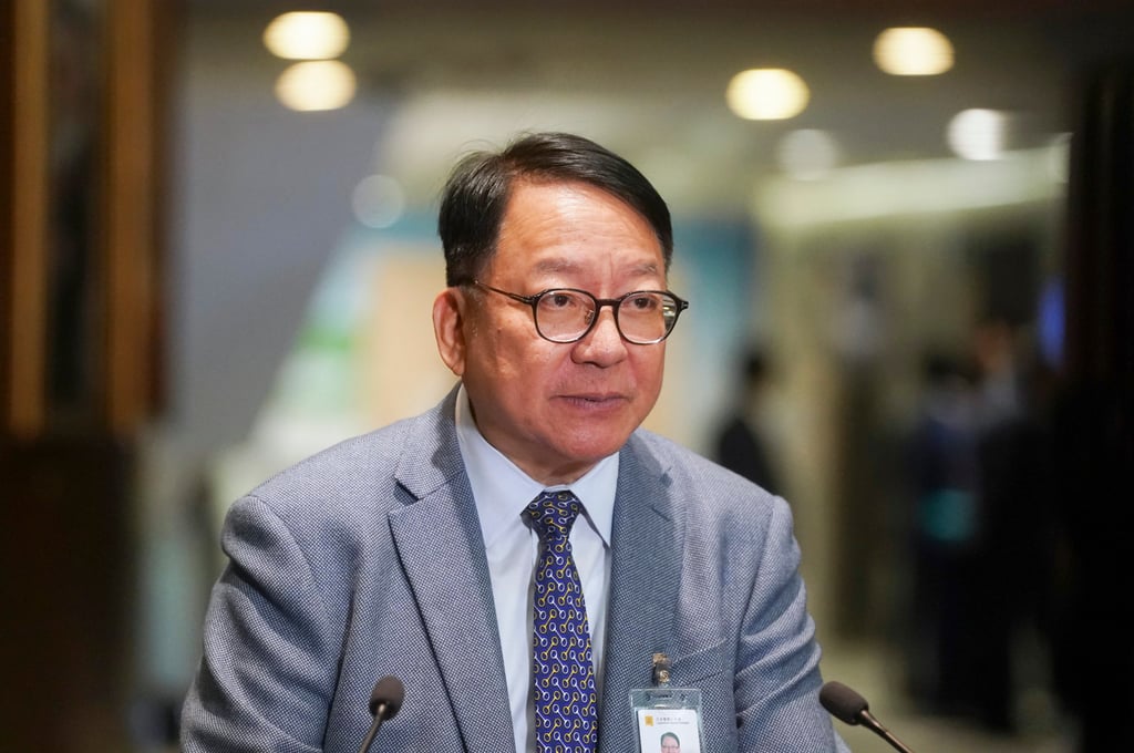 The decision was announced by the steering committee on handling extreme weather, which is led by Chief Secretary Eric Chan Kwok-ki. Photo: Elson Li The decision was announced by the steering committee on handling extreme weather, which is led by Chief Secretary Eric Chan Kwok-ki. Photo: Elson Li