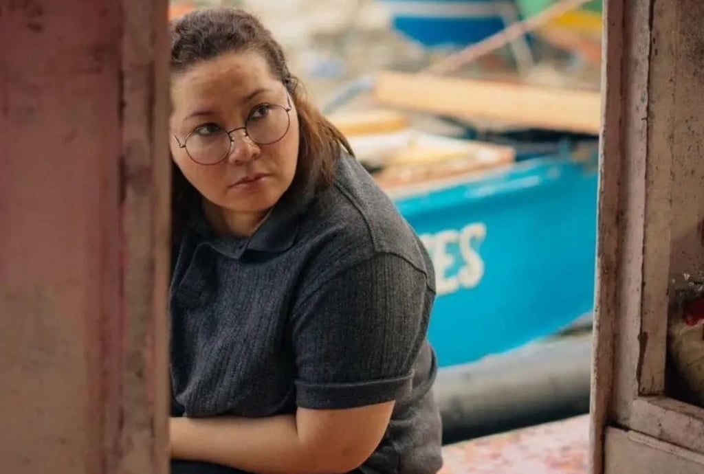 Baby Ruth Villarama during the filming of “Food Delivery”. Photo: Voyage Studios Baby Ruth Villarama during the filming of “Food Delivery”. Photo: Voyage Studios