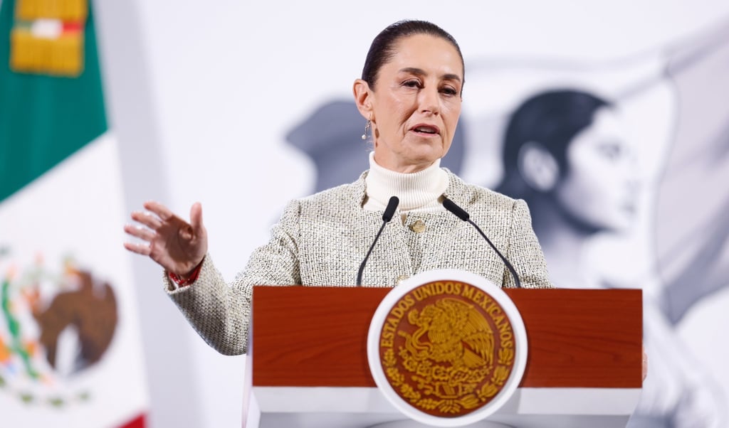 Donald Trump said Mexican President Claudia Sheinbaum’s failure to curb fentanyl and migrant flows was a reason for imposing tariffs on the country. Photo: EPA-EFE. Donald Trump said Mexican President Claudia Sheinbaum’s failure to curb fentanyl and migrant flows was a reason for imposing tariffs on the country. Photo: EPA-EFE.