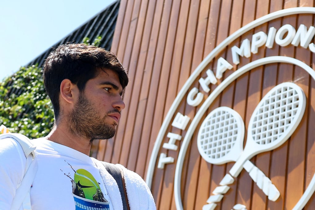 Carlos Alcaraz is chasing a third straight Wimbledon title. Photo: Reuters Carlos Alcaraz is chasing a third straight Wimbledon title. Photo: Reuters