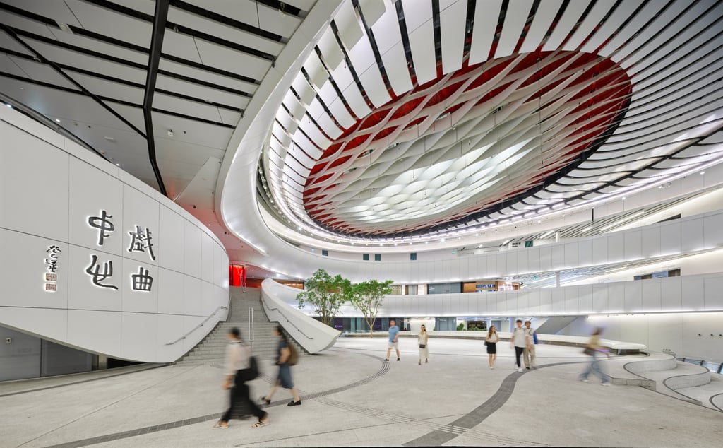 Xiqu Centre atrium. Photo: Handout Xiqu Centre atrium. Photo: Handout