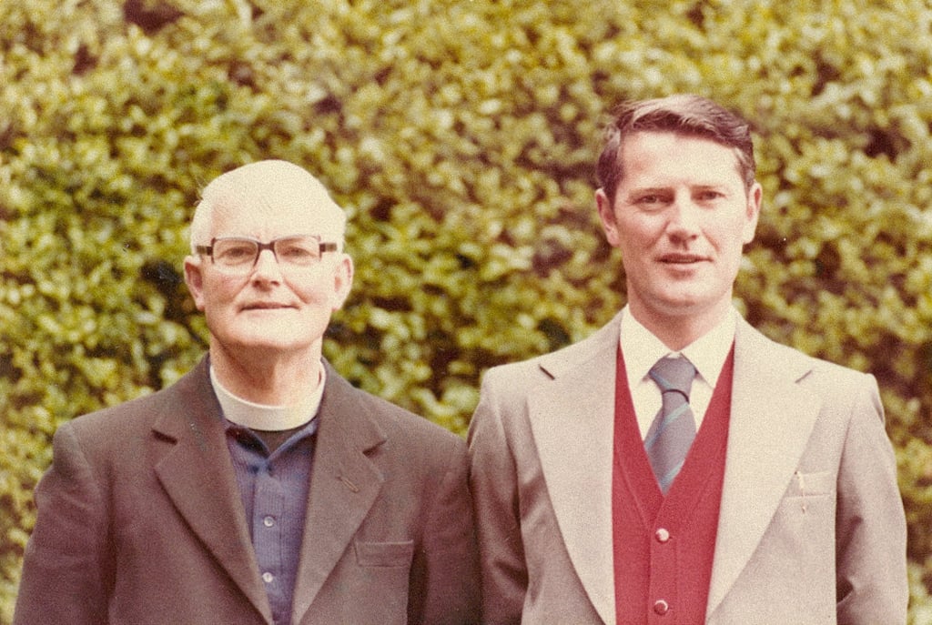 Brother Patrick (right) with his eldest brother, Thomas. Brother Patrick is the youngest of 12 siblings. Photo: courtesy Brother Patrick Brother Patrick (right) with his eldest brother, Thomas. Brother Patrick is the youngest of 12 siblings. Photo: courtesy Brother Patrick