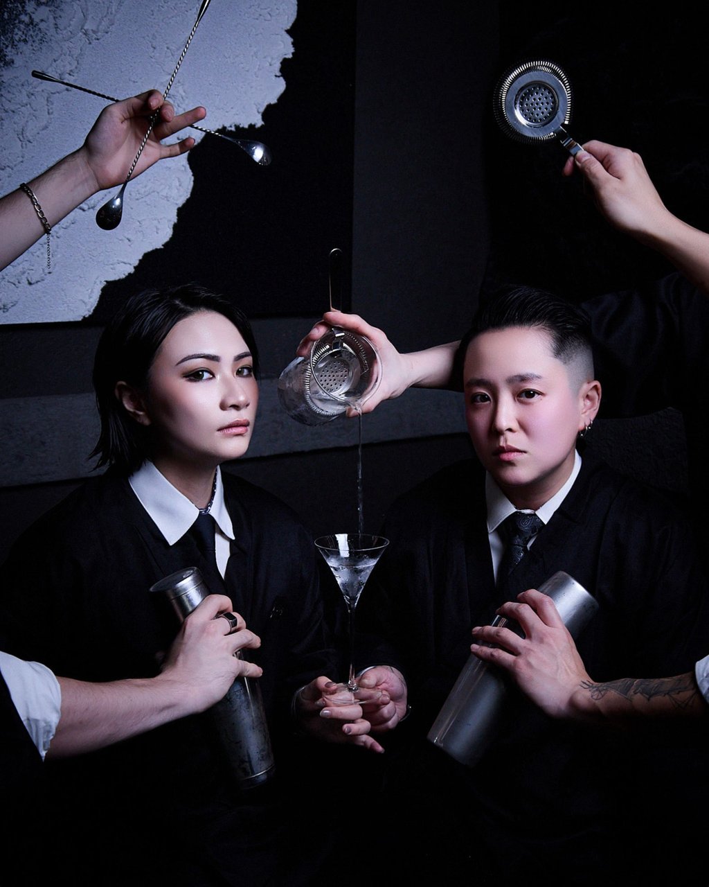 Jo Lo and Birstacla Wong, the founders of Hong Kong’s Bar Mind. Photo: Handout