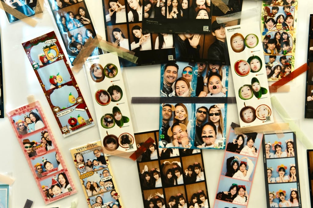 Life 4 Cuts on display at Hong Kong photo studio Photo Lab+. Photo: Nancy Wang