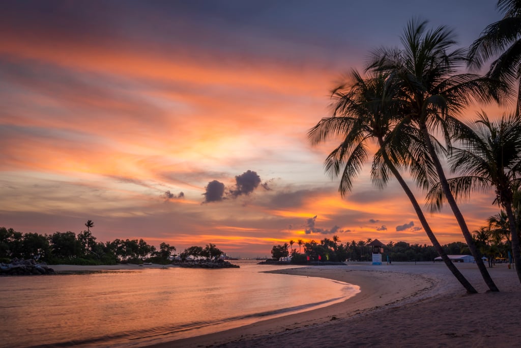 Sunset on the island of Sentosa in Singapore. Photo: Getty Images Sunset on the island of Sentosa in Singapore. Photo: Getty Images