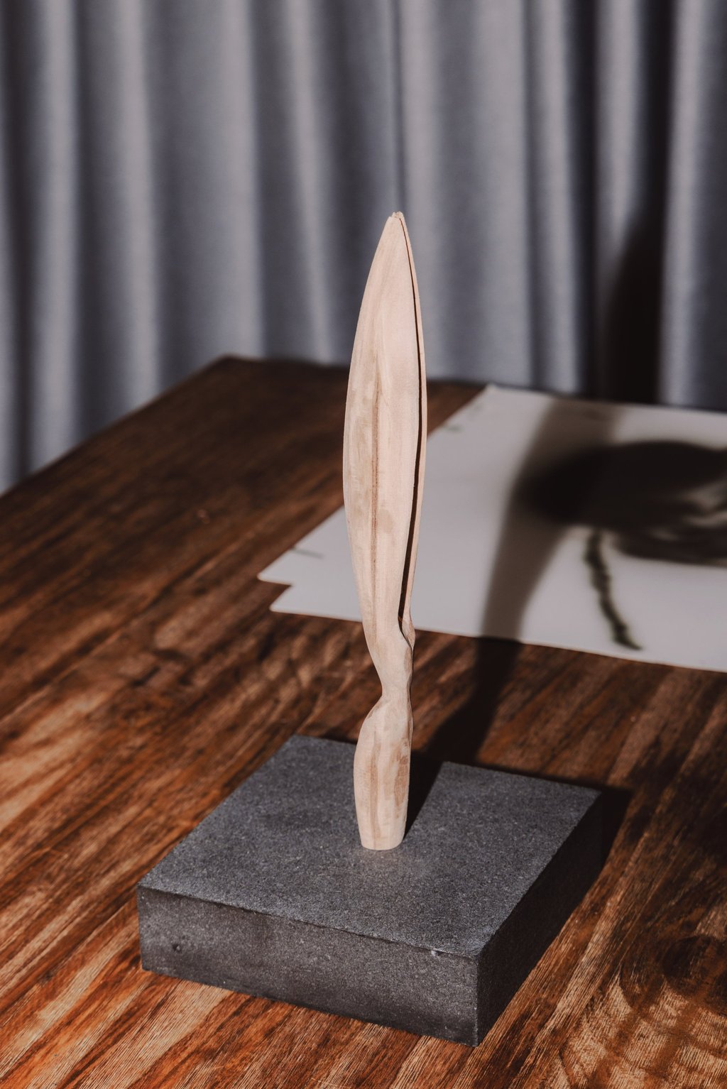 The titular sculpture in Freddy Carrasco’s exhibition “Return to Nothing”. Photo: Jocelyn Tam The titular sculpture in Freddy Carrasco’s exhibition “Return to Nothing”. Photo: Jocelyn Tam