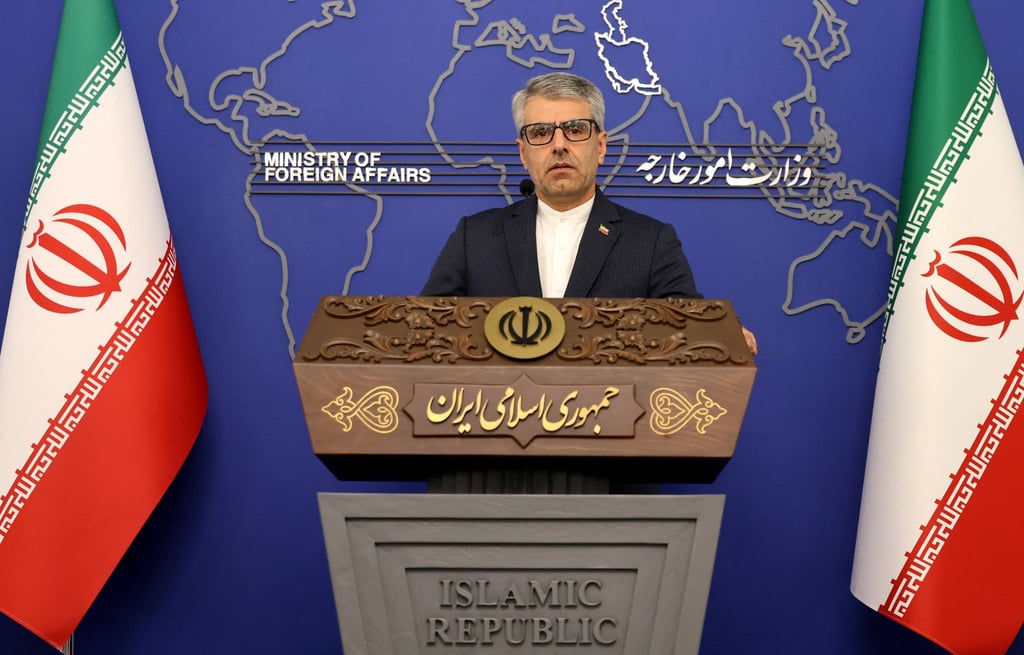 Iran’s foreign ministry spokesman Esmaeil Baghaei holds a weekly press conference in Tehran. Photo: AFP Iran’s foreign ministry spokesman Esmaeil Baghaei holds a weekly press conference in Tehran. Photo: AFP
