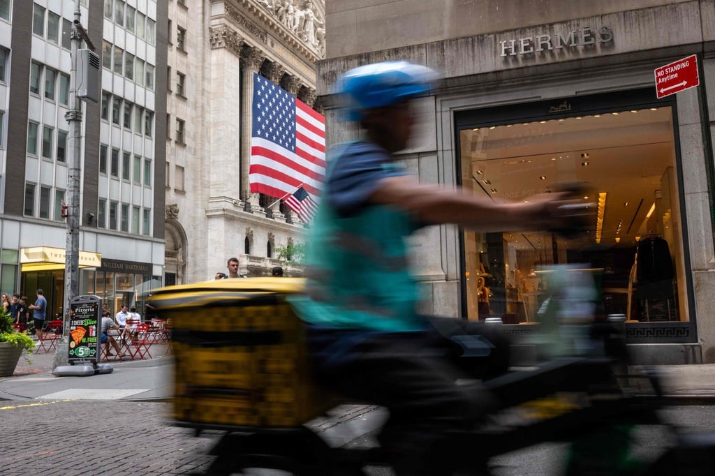 The New York Stock Exchange in lower Manhattan, New York City, on July 11, 2025. Photo: Getty Images via AFP The New York Stock Exchange in lower Manhattan, New York City, on July 11, 2025. Photo: Getty Images via AFP