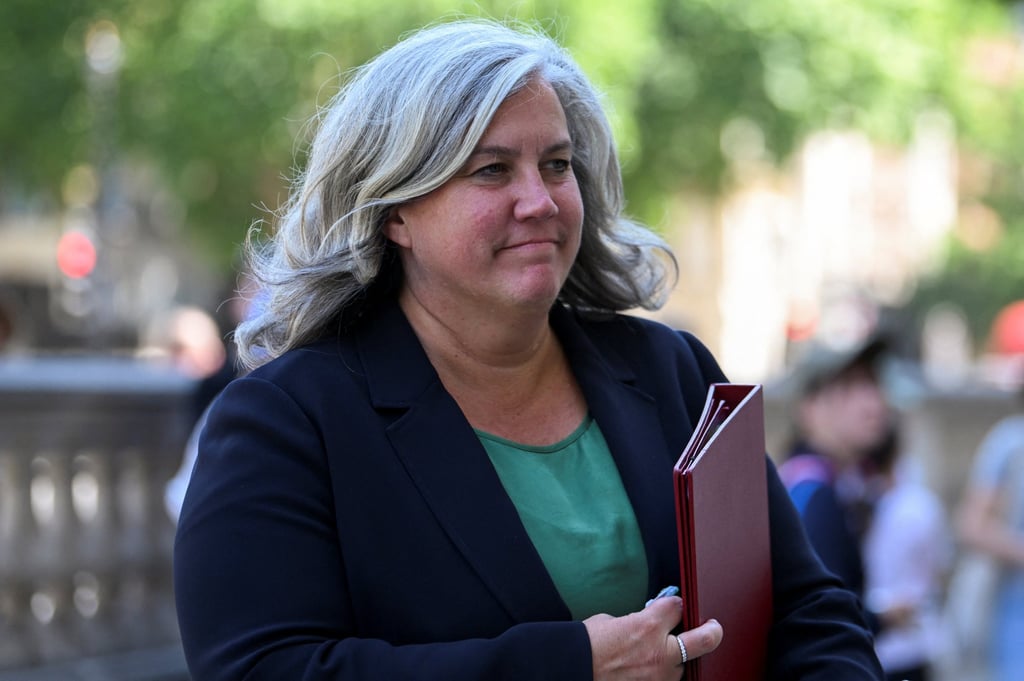 British Transport Secretary Heidi Alexander. Photo: Reuters