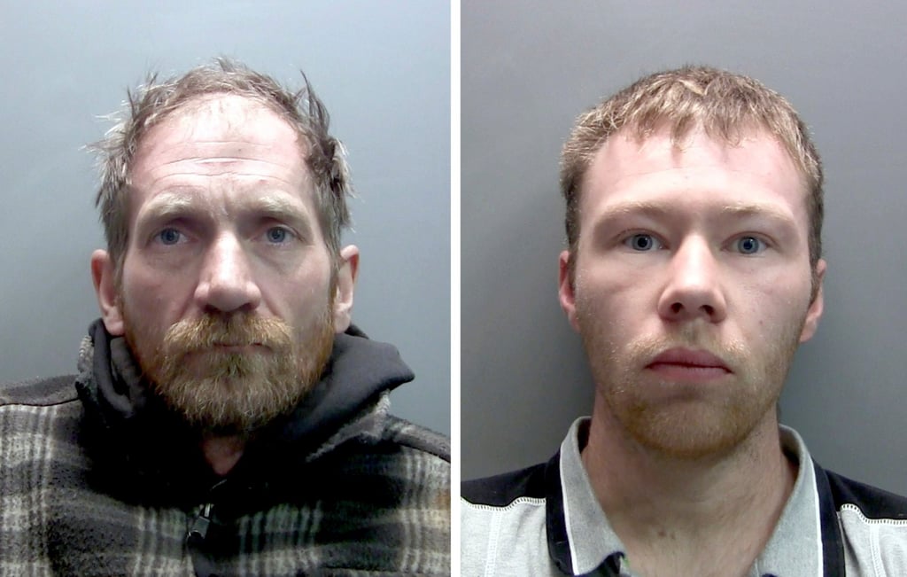 Daniel Graham (left) and Adam Carruthers were sentenced on Tuesday. Photo: Northumbria Police via AP Daniel Graham (left) and Adam Carruthers were sentenced on Tuesday. Photo: Northumbria Police via AP
