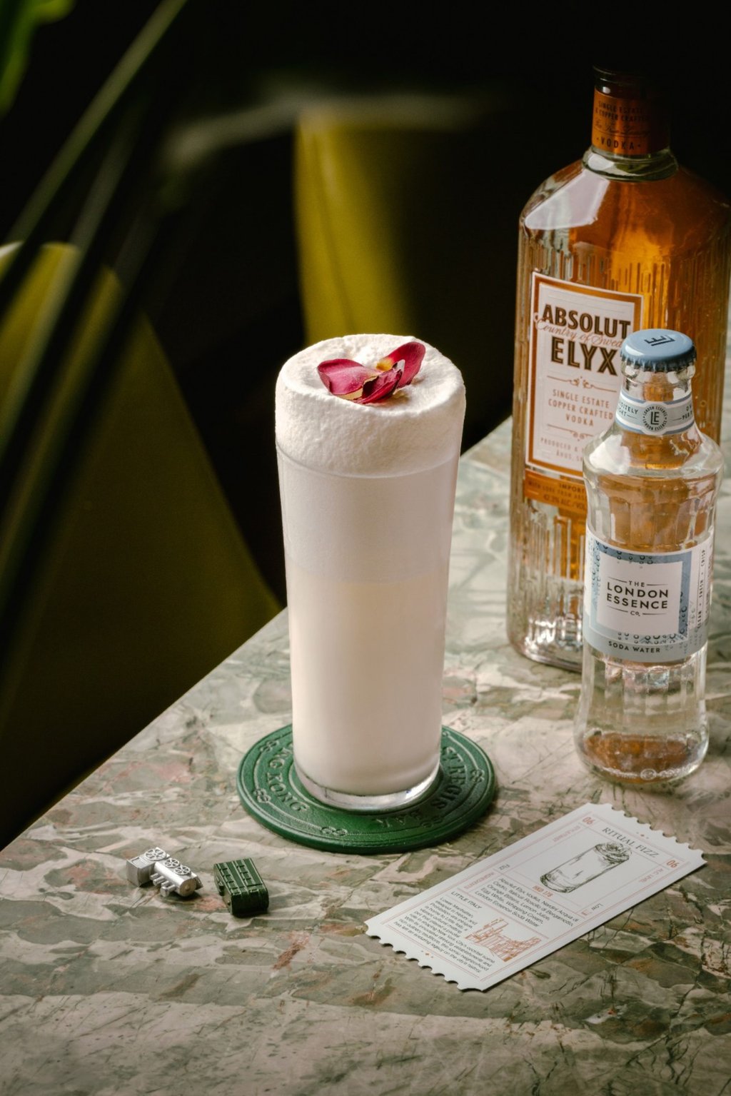 Ritual Fizz from St Regis Bar Hong Kong’s new menu Tickets to Ride on Trains & Trams. Photo: Handout Ritual Fizz from St Regis Bar Hong Kong’s new menu Tickets to Ride on Trains & Trams. Photo: Handout