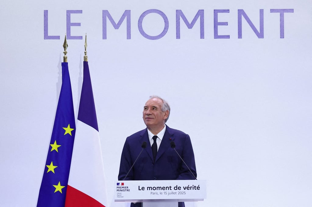 French Prime Minister Francois Bayrou. Photo: Reuters French Prime Minister Francois Bayrou. Photo: Reuters