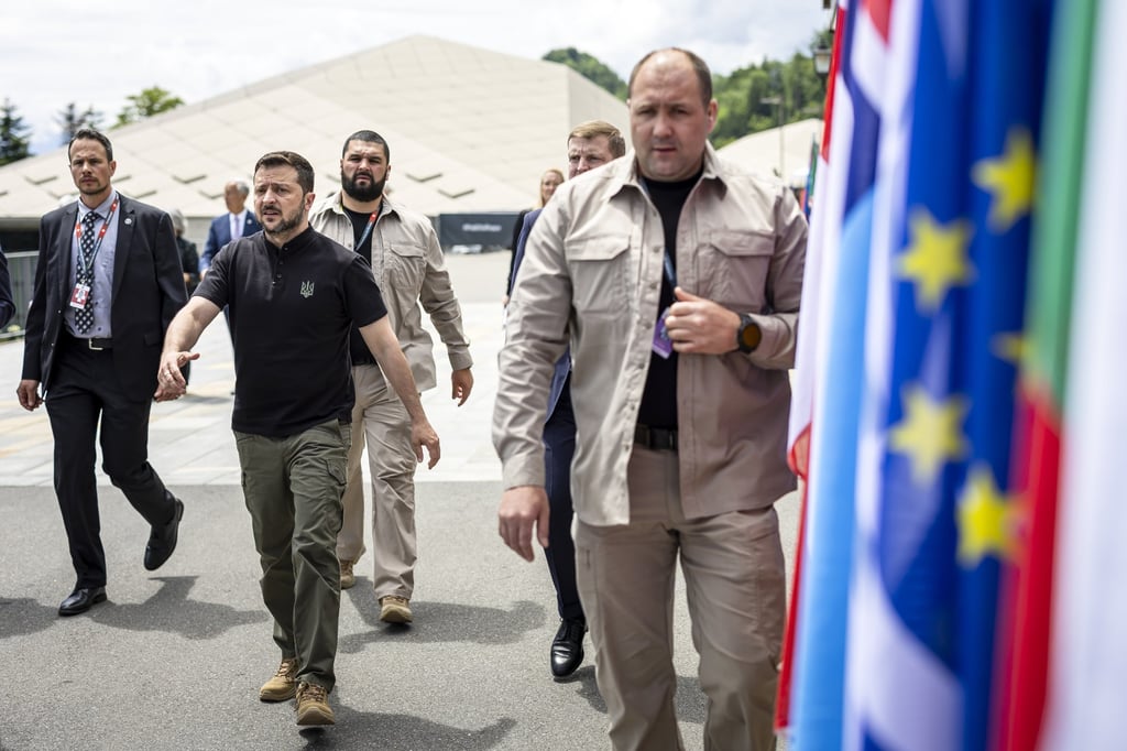 Ukrainian President Volodymyr Zelensky in Switzerland in 2024. File photo: EPA-EFE