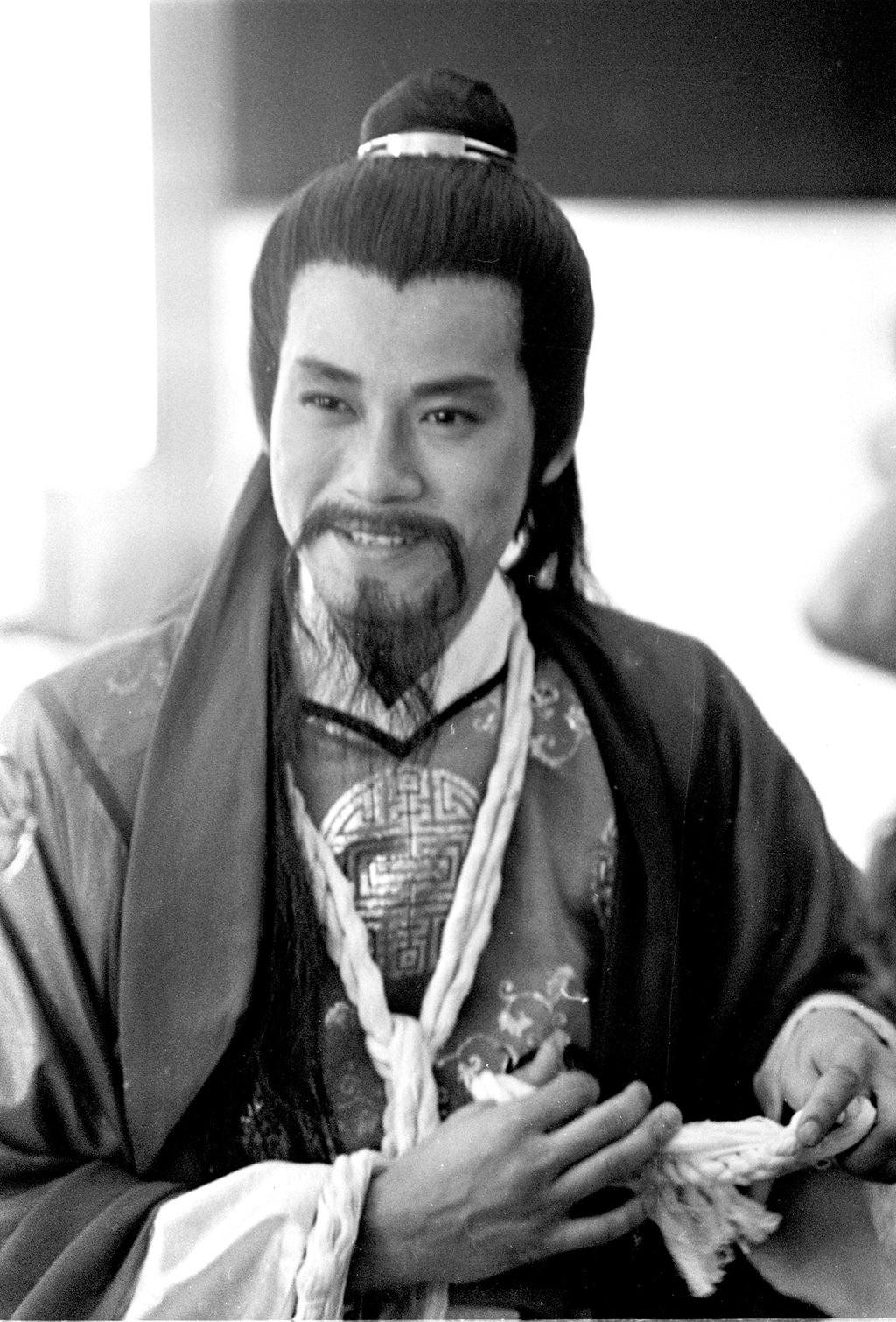 Adam Cheng, in a Chinese costume from the TV series Chor Lau Heung, at an interview with the Post in 1979. Photo: Yau Tin-kwai