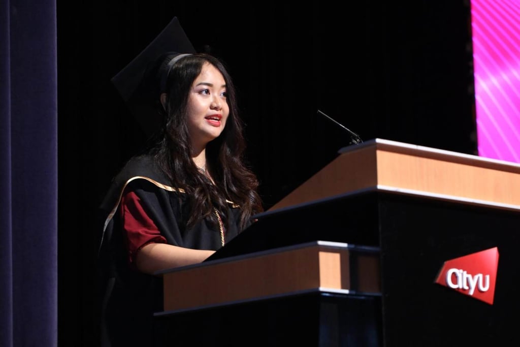 Geanna Trisha Lopez Tobar received scholarships in 2021 and 2024, enabling her to pursue her studies in law.