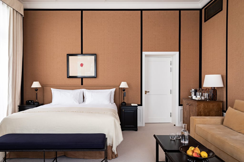 A bedroom at Hôtel Balzac that marries comfort and elegance. Photo: Handout A bedroom at Hôtel Balzac that marries comfort and elegance. Photo: Handout