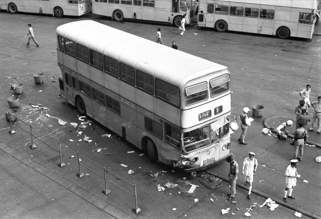 The China Motor Bus double-decker ploughed into a huge crowd in North Point, killing four and injuring 46, the Post reported. Those numbers later rose to five dead and 50 injured. Photo: SCMP Archives
