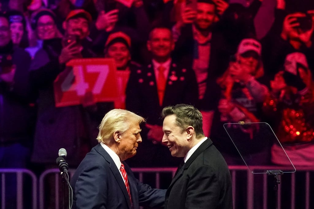 Donald Trump has threatened to deport Elon Musk and cut off his US government subsidies. Photo: EPA
