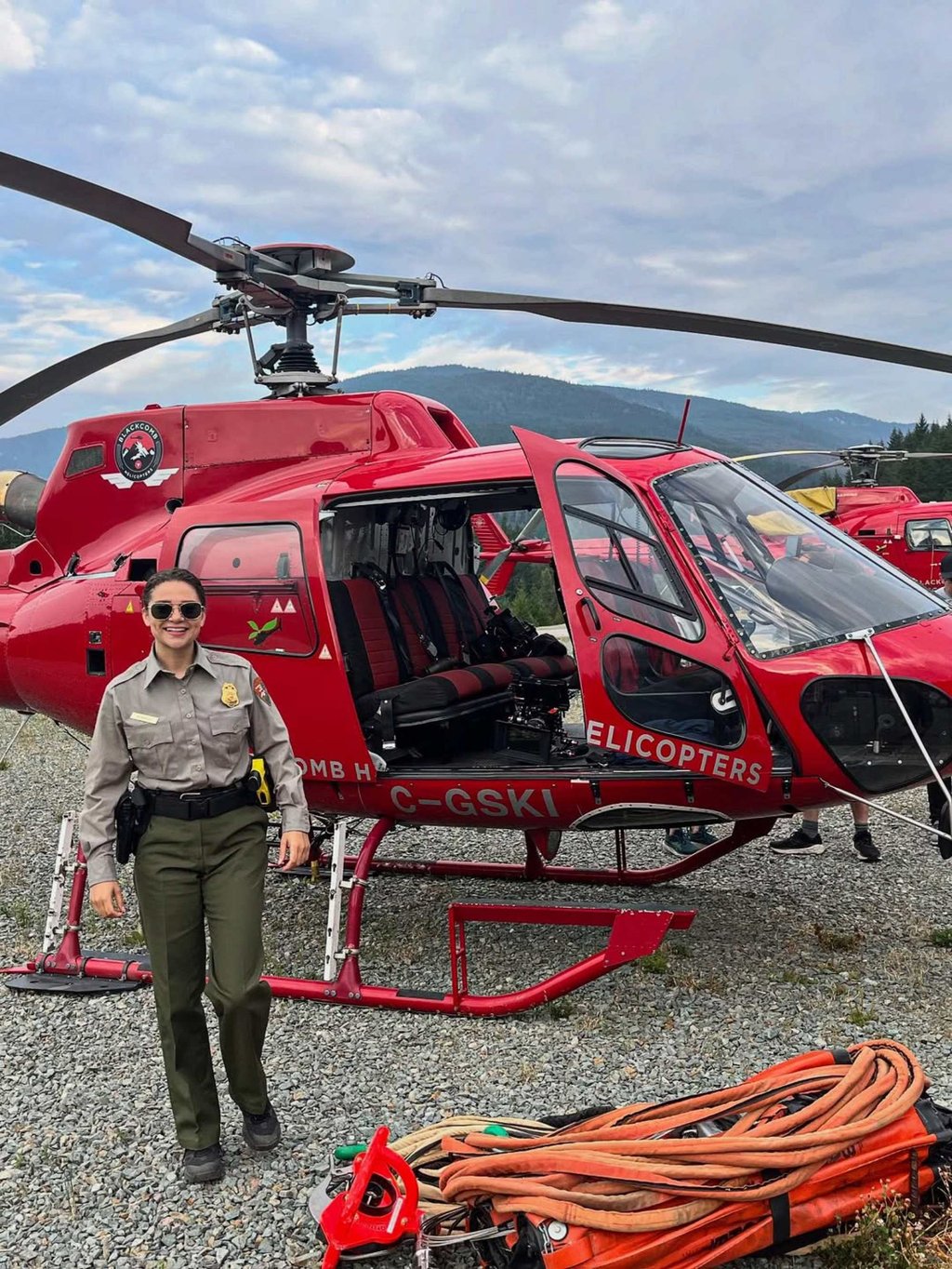 Lily Santiago plays a National Park Service ranger in Untamed. Photo: @lily_santiago/Instagram
