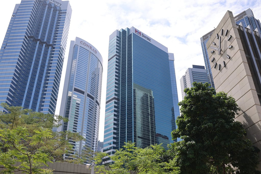 Office blocks at Pacific Place in Admiralty. Photo: Nora Tam Office blocks at Pacific Place in Admiralty. Photo: Nora Tam
