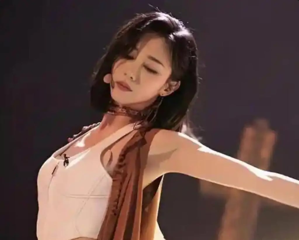 Zhu Jiejing shot to fame with her regular appearances on the most watched television show in China. Photo: Baidu