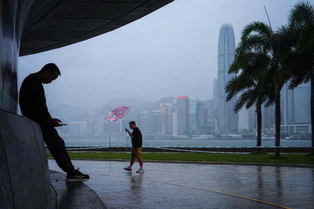 Hong Kong returned to normal on Monday despite some heavy rain after Typhoon Wipha triggered a T10 warning over the weekend. Photo: Elson Li Hong Kong returned to normal on Monday despite some heavy rain after Typhoon Wipha triggered a T10 warning over the weekend. Photo: Elson Li