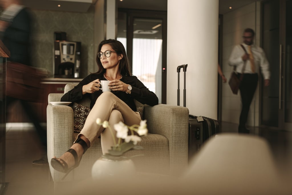 Many banks commonly include airport lounge access as a benefit in their credit card and banking product redemption programmes to attract and retain clients. Photo: Shutterstock