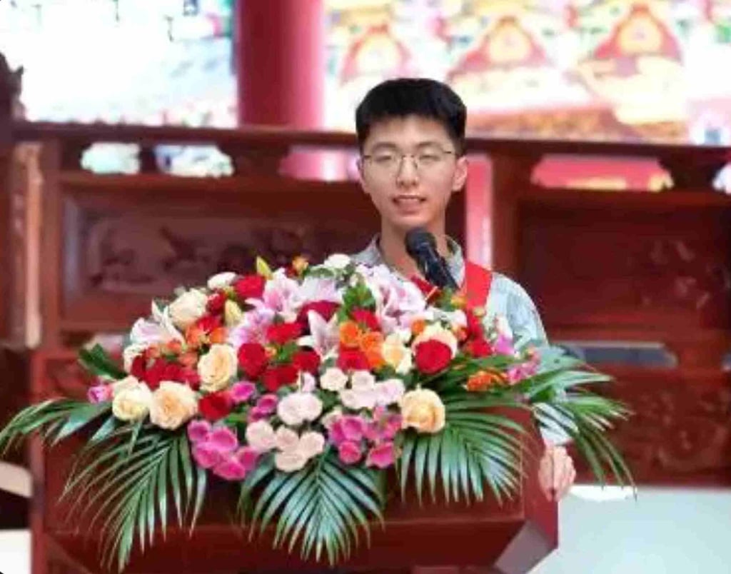Li Guoyao scored impressive marks in China’s national college entrance examination. Photo: Weibo Li Guoyao scored impressive marks in China’s national college entrance examination. Photo: Weibo