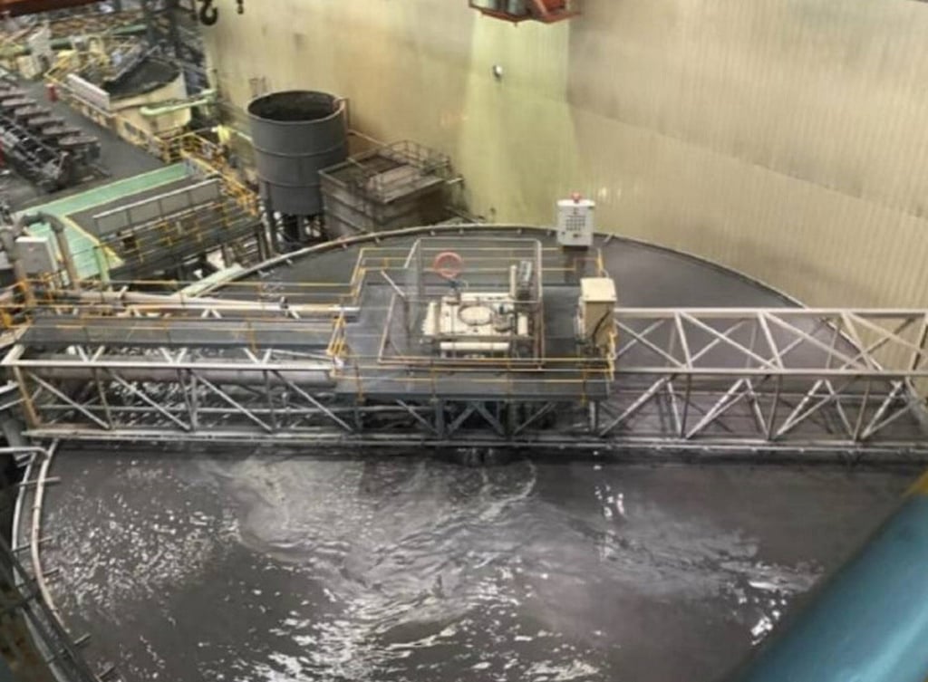 The tank is used to process ore. Photo: Handout The tank is used to process ore. Photo: Handout