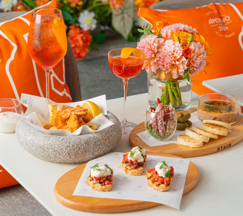 The St Regis Hong Kong’s Aperol Spritz Ora d’Oro Experience is available until the end of September. Photo: St Regis Hong Kong The St Regis Hong Kong’s Aperol Spritz Ora d’Oro Experience is available until the end of September. Photo: St Regis Hong Kong