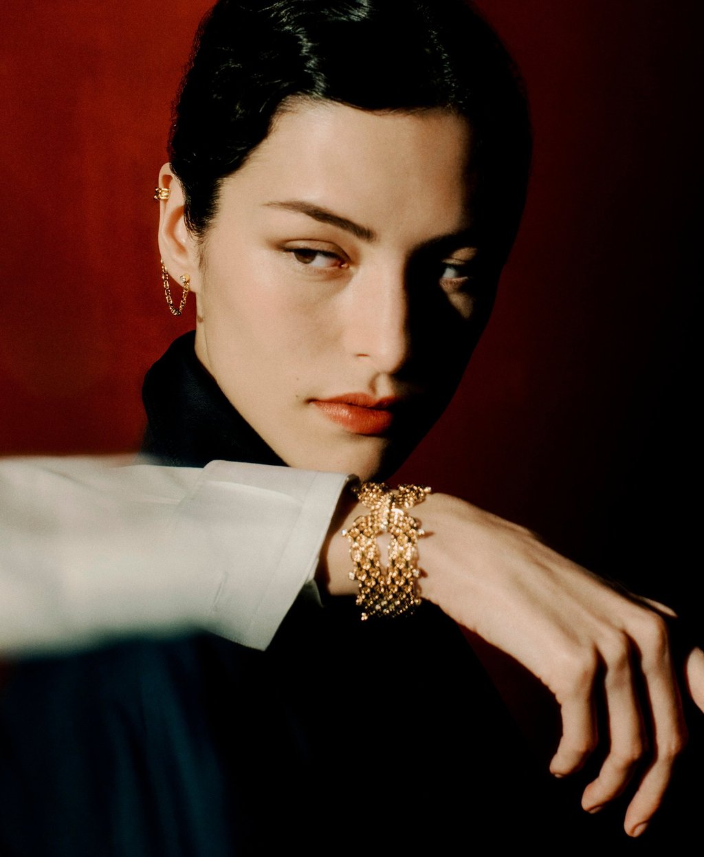 Gold takes centre stage in these pieces by Hermès. Photo: Handout