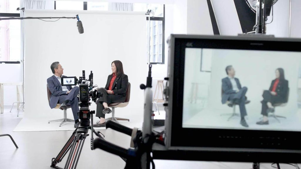 DBS executives Lim Soon Chong (left) and Jolynn Wong discuss new strategies for CFOs and treasurers during the recording of the South China Morning Post’s InsiderTalk video. DBS executives Lim Soon Chong (left) and Jolynn Wong discuss new strategies for CFOs and treasurers during the recording of the South China Morning Post’s InsiderTalk video.