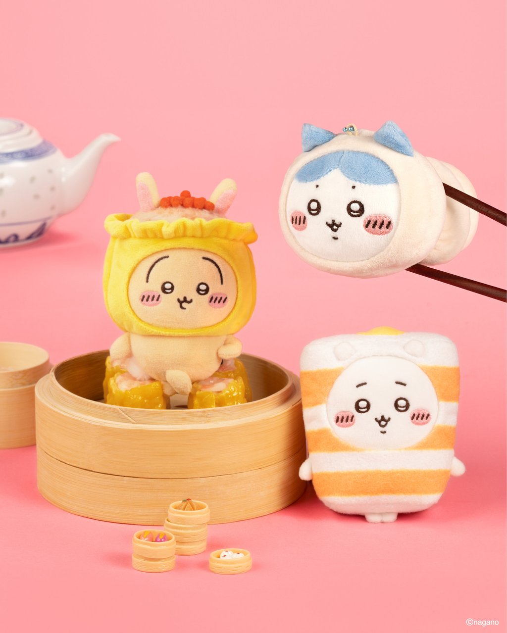 These limited-edition plushies will be available at the “Chiikawa Days” exhibition. Photo: Handout
