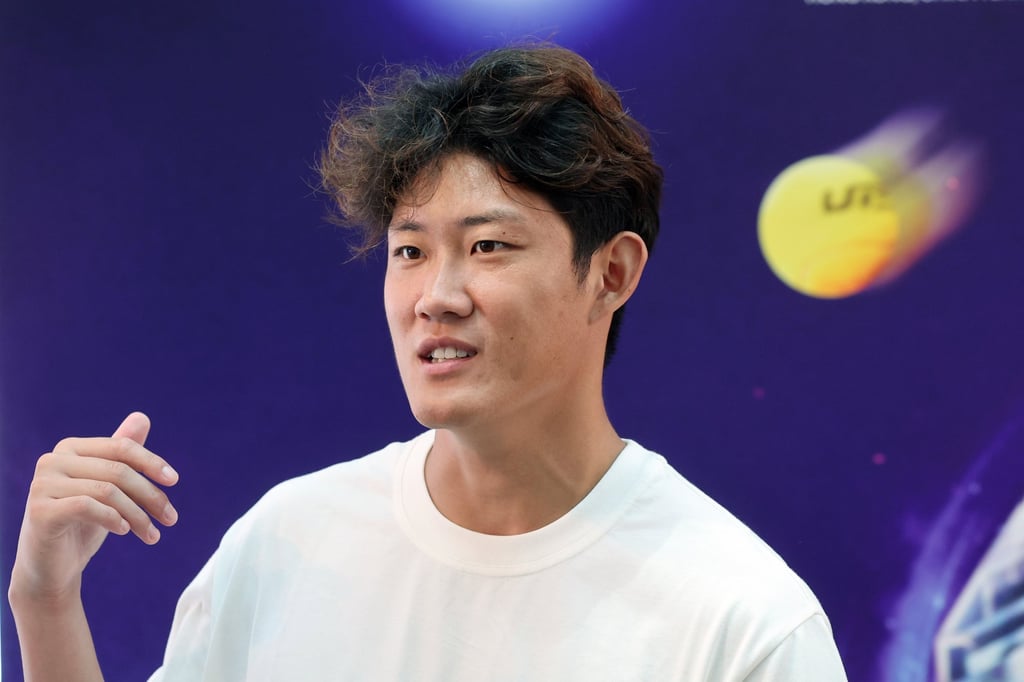 Zhang Zhizhen discusses UTS Hong Kong in the city on Monday. Photo: Edmond So