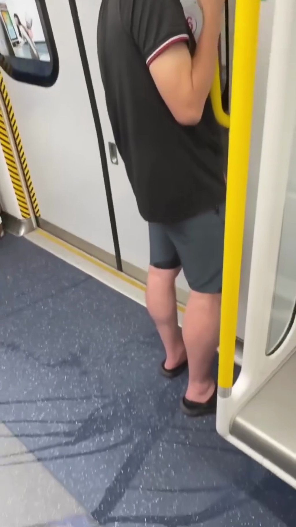 The MTR Corp said it has received a report of a man urinating inside on of its train carriages. Photo: Handout The MTR Corp said it has received a report of a man urinating inside on of its train carriages. Photo: Handout