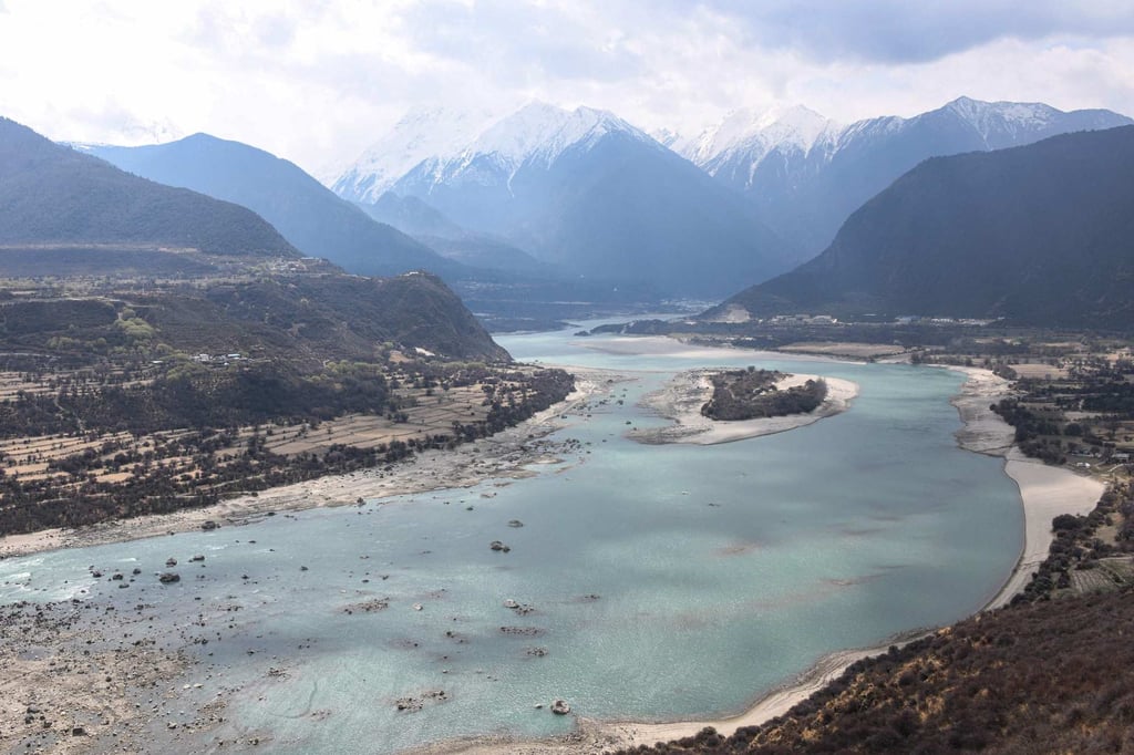 The mega dam across the Yarlung Tsangpo River could produce triple the electricity generated by the Three Gorges dam further south. Photo: AFP The mega dam across the Yarlung Tsangpo River could produce triple the electricity generated by the Three Gorges dam further south. Photo: AFP