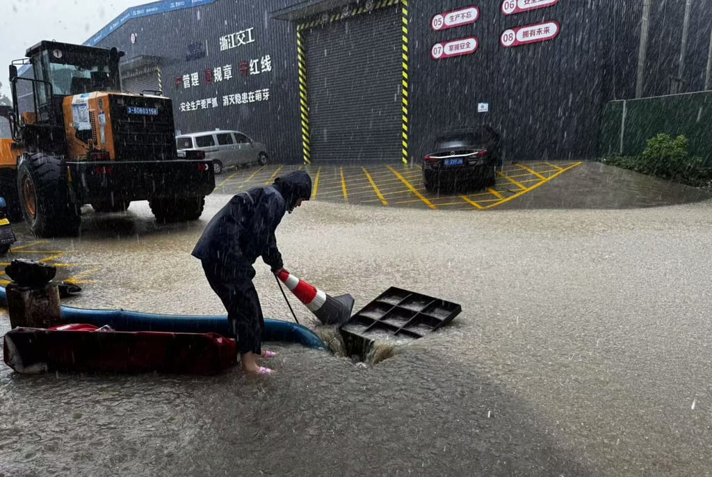 Preparations are underway in Ningbo, Zhejiang, as extreme weather approaches Photo: Handout