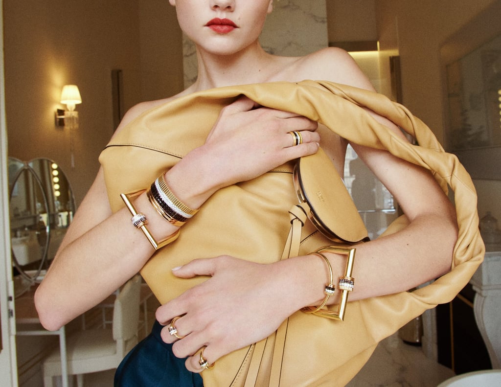 Outfit: Fendi. Jewellery: Boucheron