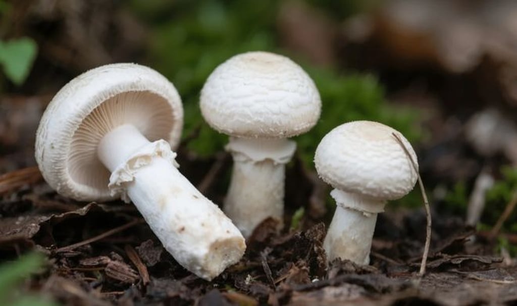Jiang senior discovered the wild mushrooms on a stretch of farmland where he grows herbs. Photo: 163.com