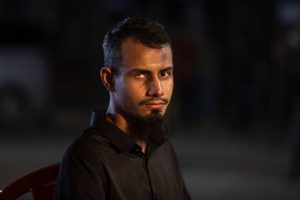 Habibur Rahman was permanently blinded in his right eye by a birdshot fired by Bangladeshi security forces. Photo: Sazzad Hossain Habibur Rahman was permanently blinded in his right eye by a birdshot fired by Bangladeshi security forces. Photo: Sazzad Hossain