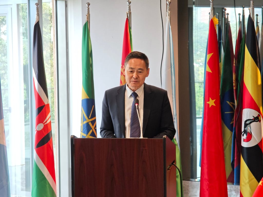 In July, Beijing’s special envoy for the Horn of Africa Xue Bing attends the Third Horn of Africa Peace & Development Conference. Photo: X/DGAfrica_MFA