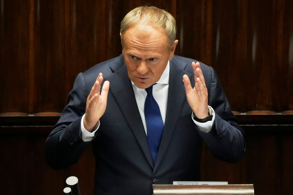 Poland’s Prime Minister Donald Tusk. File photo: AP Poland’s Prime Minister Donald Tusk. File photo: AP